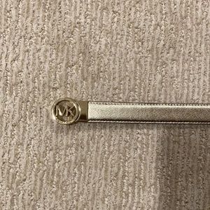 Gold/tan reversible Michael kors belt!